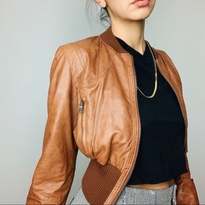 PRADA Leather Bomber Jacket